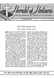 Title Page of Herald of Holiness - November 24, 1954