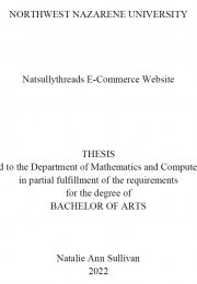 Thesis cover