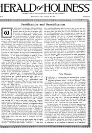 Title Page of Herald of Holiness - January 26, 1916
