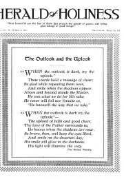 Title Page of Herald of Holiness - October 4, 1916