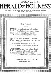 Title Page of Herald of Holiness - January 17, 1917