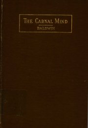 Image of Book Cover The Carnal Mind