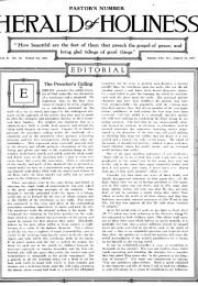 Title Page of Herald of Holiness - August 15, 1917