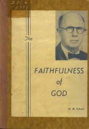 Image of book cover The Faithfulness of God