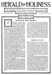 Title Page of Herald of Holiness - May 1, 1918
