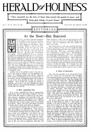 Title Page of Herald of Holiness - February 19, 1919