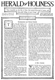 Title Page of Herald of Holiness - July 30, 1919