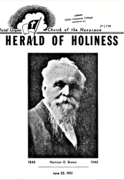 Title Page of Herald of Holiness - June 25, 1951