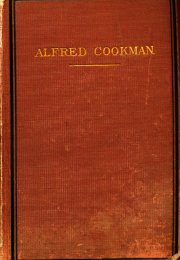Cover Image Life of Alfred Cookman