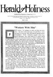 Title Page of Herald of Holiness - May 5, 1920