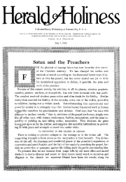Title Page of Herald of Holiness - July 7, 1920