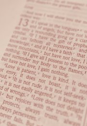 English Bible I Cor 13
