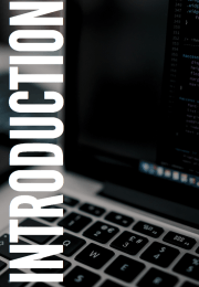 Introduction with a computer in the background