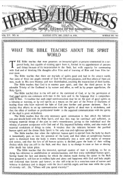 Front page of Herald of Holiness - July 14, 1926