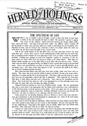Front page of Herald of Holiness - February 9, 1927