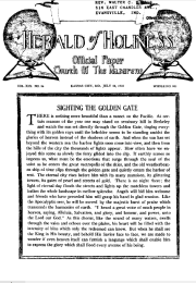 Front page of Herald of Holiness - July 16, 1930