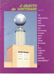 O ARAUTO DA SANTIDADE - JUNHO 1989
