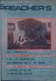 Preacher's Magazine Volume 63 Number 4, June, July, August, 1988