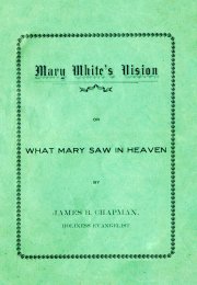 Mary White's Vision or What Mary Saw in Heaven