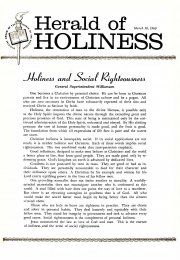 Herald of Holiness - March 30, 1960