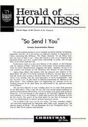 Herald of Holiness - November 9, 1960