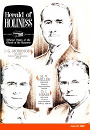 Herald of Holiness - June 13, 1962