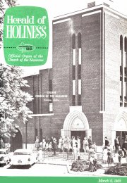 Herald of Holiness - March 6, 1963