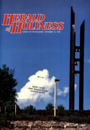 Herald of Holiness - September 15, 1985