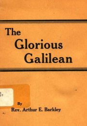 The Glorious Galilean