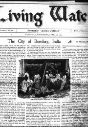 Living Water, Aug. 01, 1912