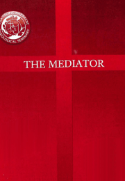 The Mediator - Volume XII, Issue 1 April 2017