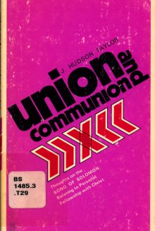 Cover Image of Book - Union and Communion