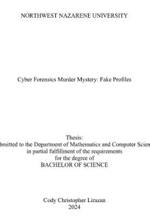 Thesis title page