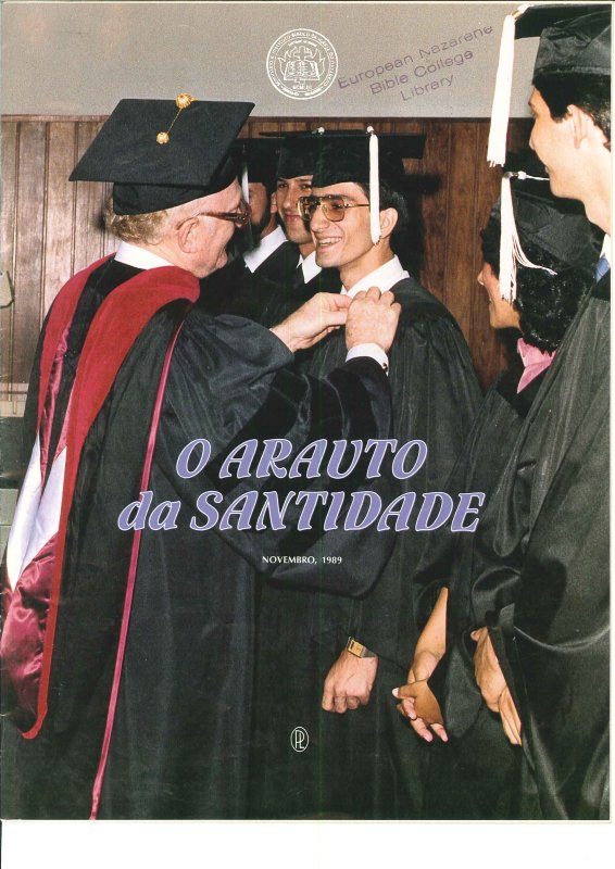 O ARAUTO DA SANTIDADE - NOVEMBRO 1989