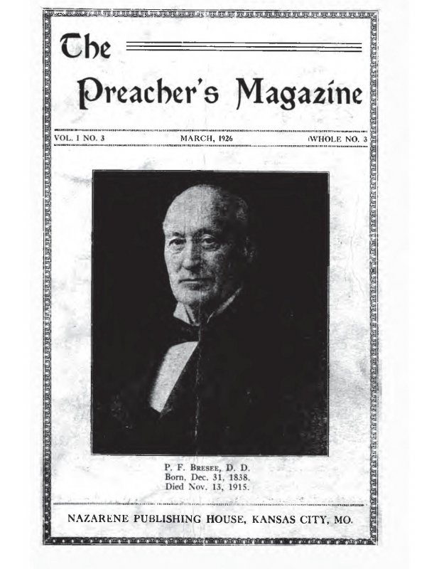 Preacher's Magazine, Volume 1 Number 3, March 1926