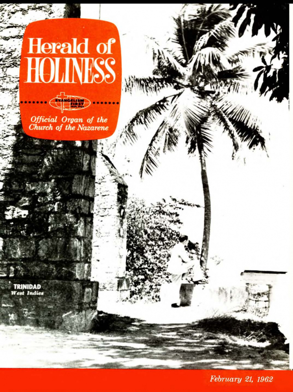 Herald of Holiness - February 21, 1962