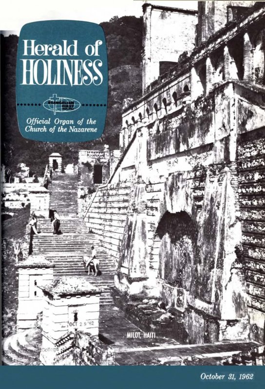 Herald of Holiness - October 31, 1962