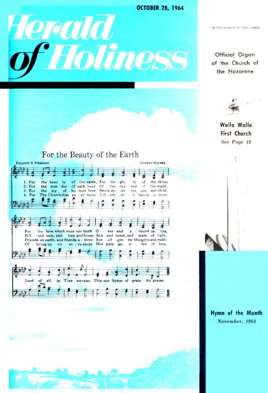 Herald of Holiness - October 28, 1964