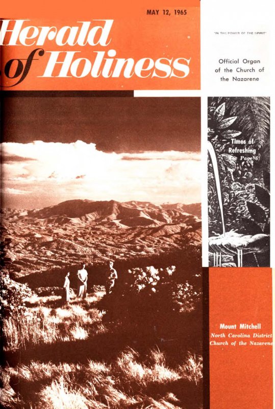 Herald of Holiness - May 12, 1965