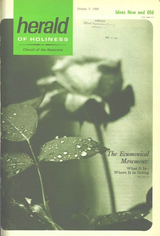 Herald of Holiness - October 2, 1968