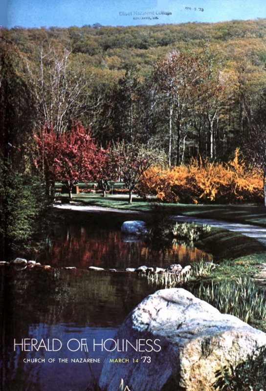 Herald of Holiness - March 14, 1973