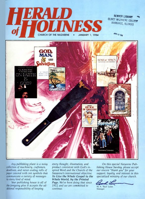 Herald of Holiness - January 1, 1984