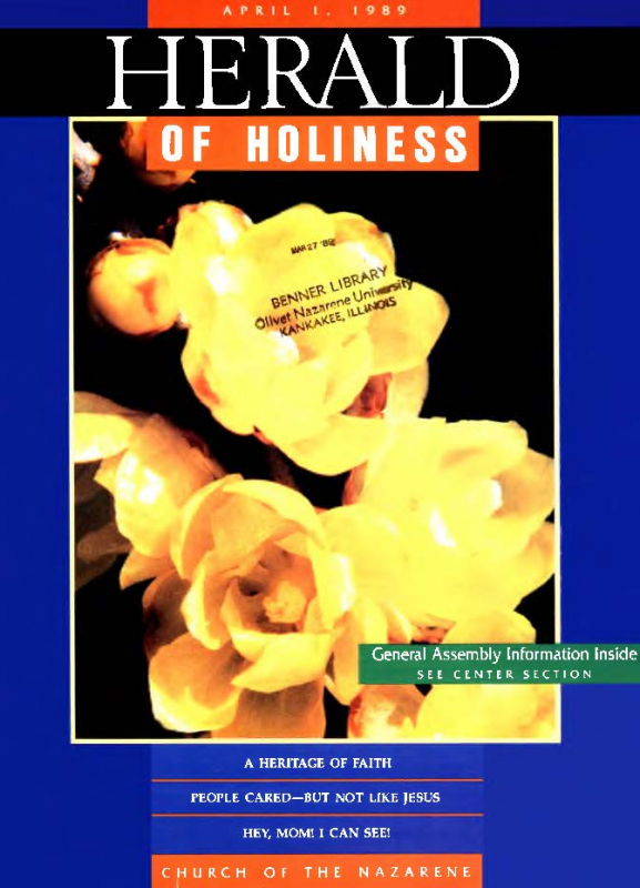 Herald of Holiness - April 1, 1989