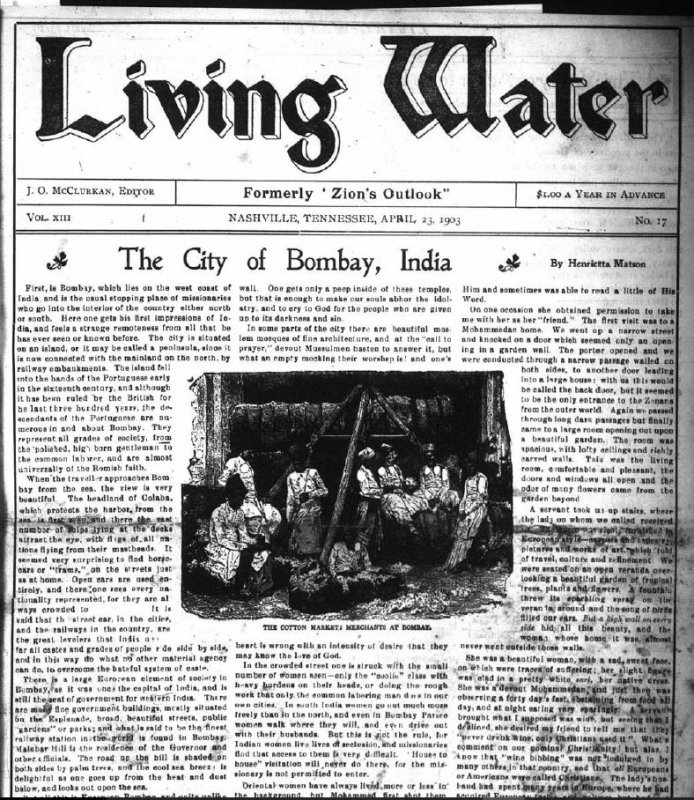 Living Water, June 6, 1907